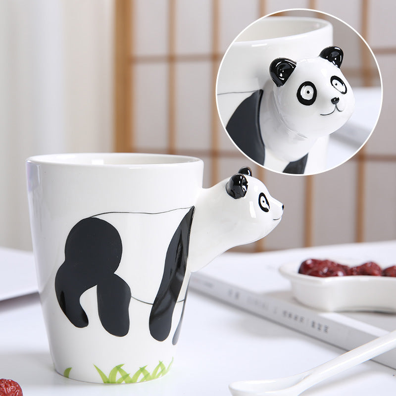 unique  3D panda  mugs for panda lover